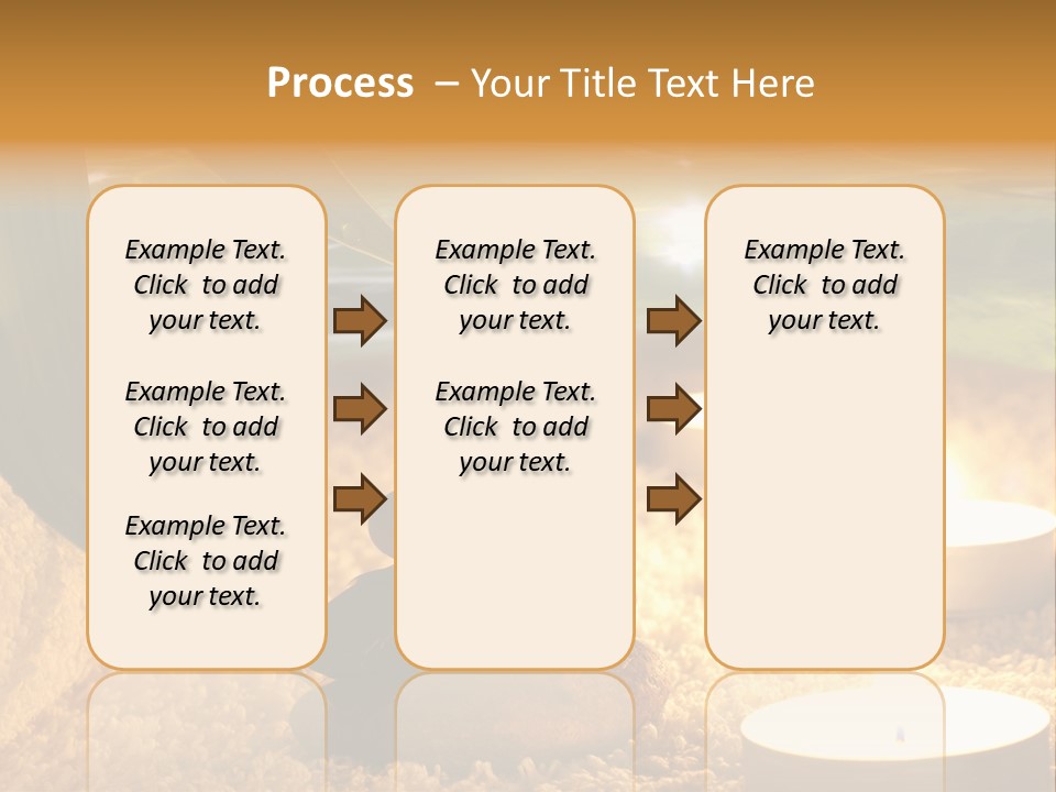 Bamboo Bath Decoration PowerPoint Template