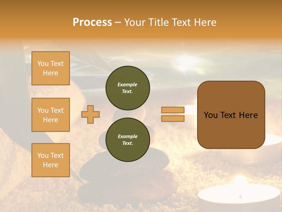 Bamboo Bath Decoration PowerPoint Template