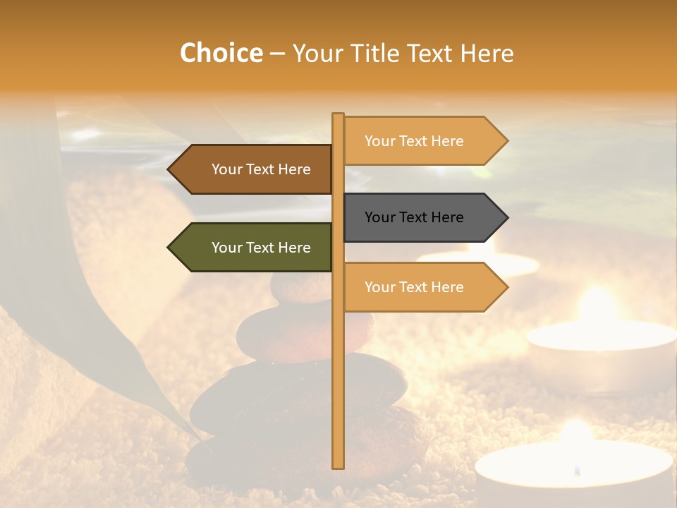 Bamboo Bath Decoration PowerPoint Template