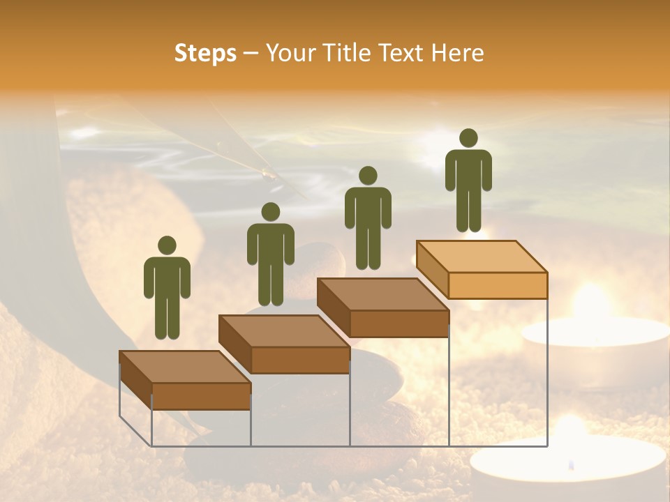Bamboo Bath Decoration PowerPoint Template