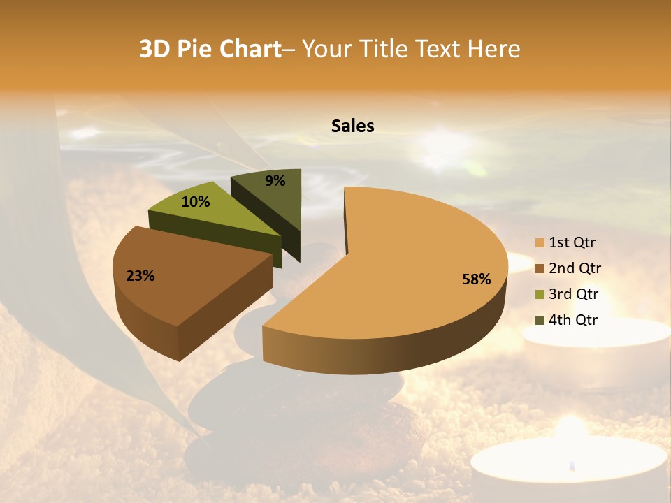 Bamboo Bath Decoration PowerPoint Template
