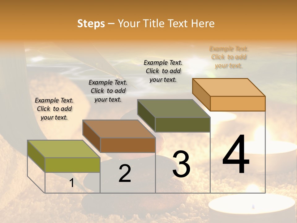 Bamboo Bath Decoration PowerPoint Template