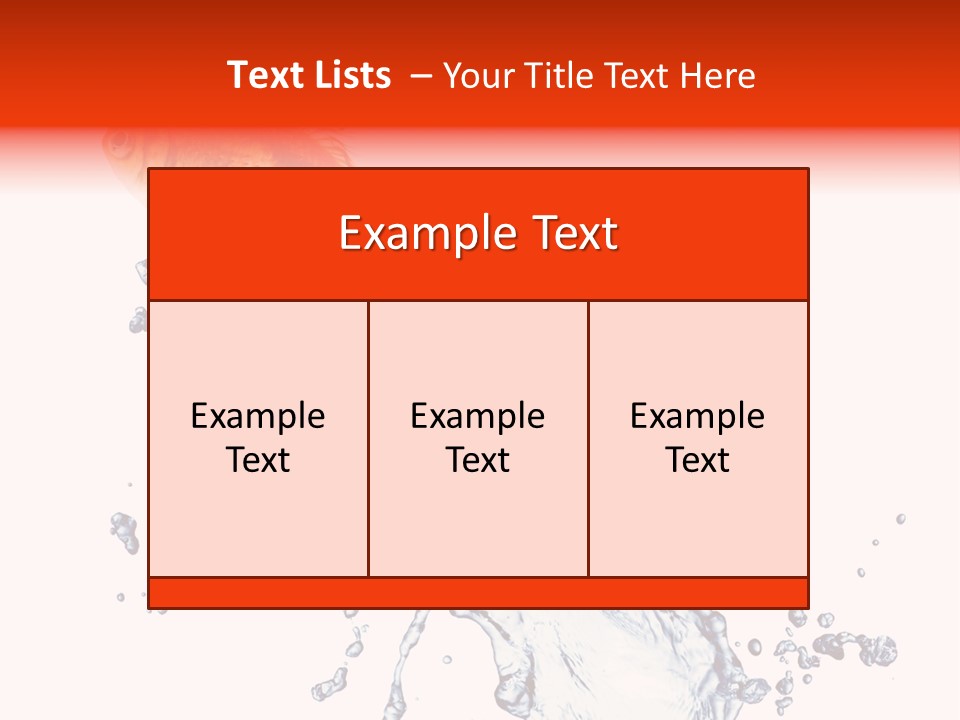 Bar Table Life PowerPoint Template