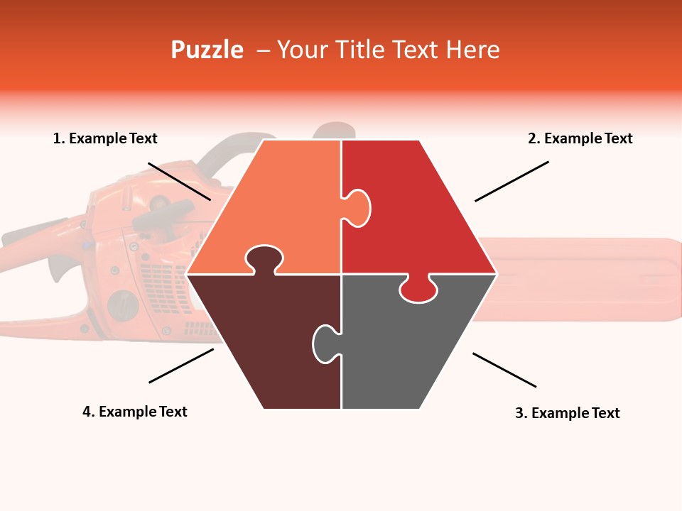 Forest Power Saw Man PowerPoint Template