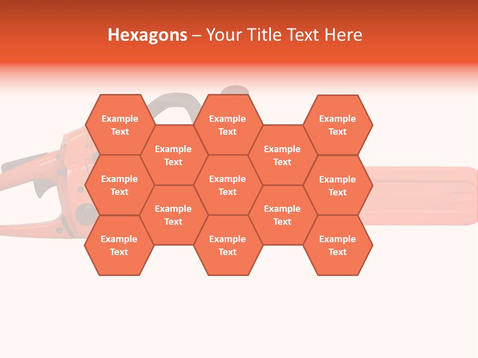 Forest Power Saw Man PowerPoint Template