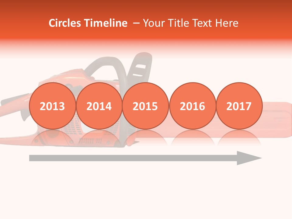 Forest Power Saw Man PowerPoint Template