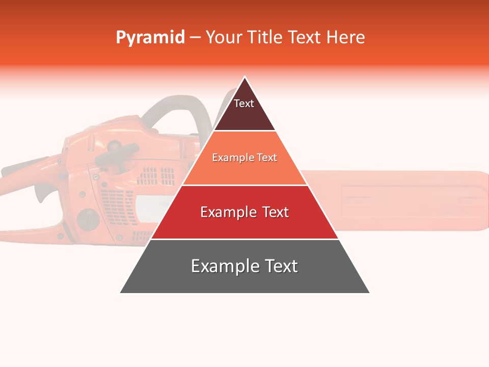 Forest Power Saw Man PowerPoint Template