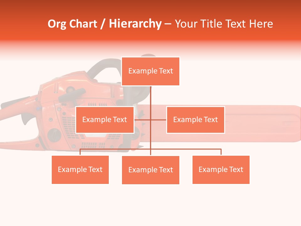 Forest Power Saw Man PowerPoint Template