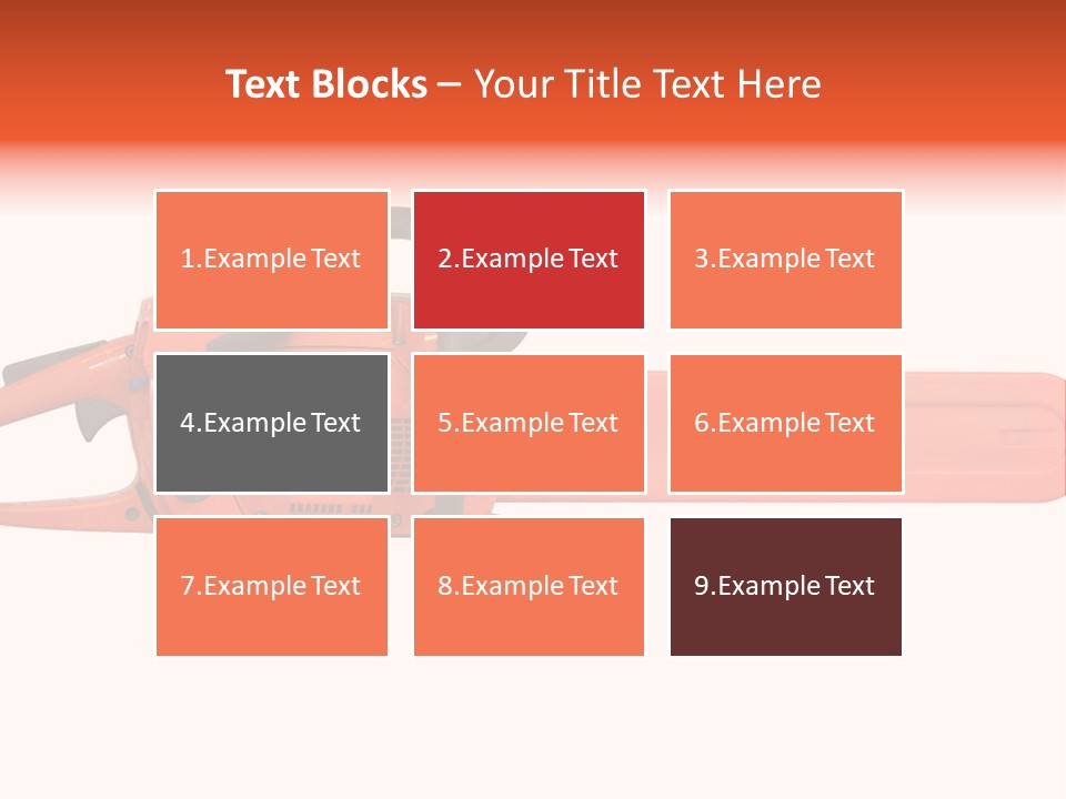 Forest Power Saw Man PowerPoint Template