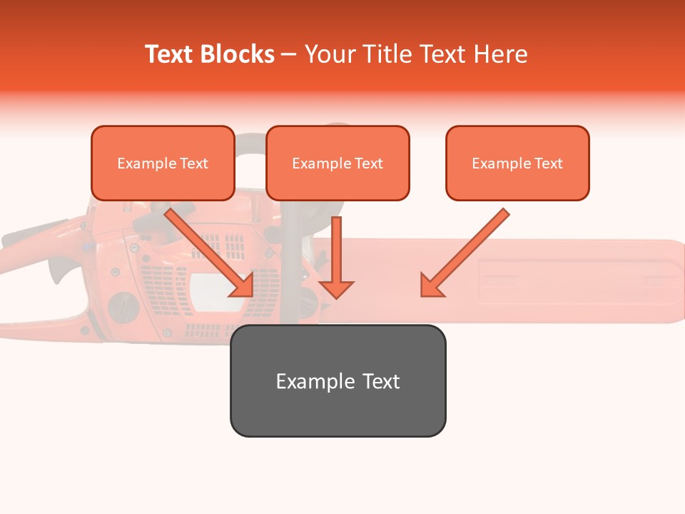 Forest Power Saw Man PowerPoint Template