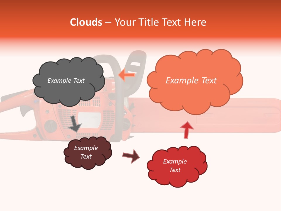 Forest Power Saw Man PowerPoint Template