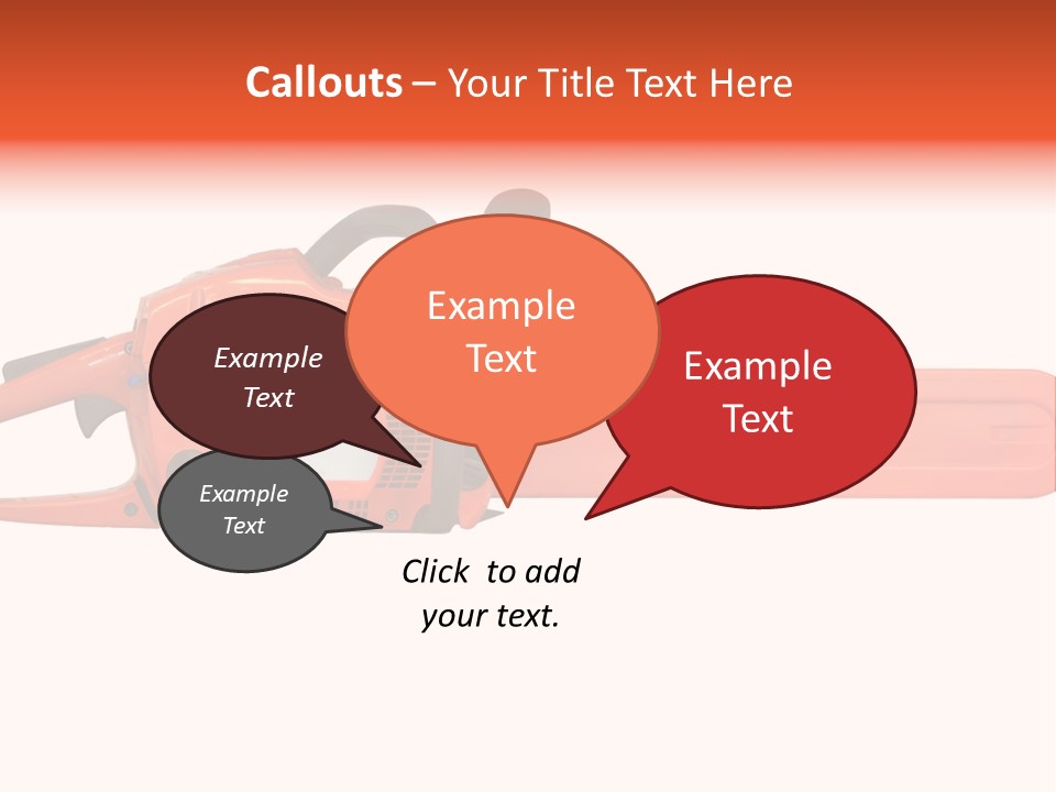 Forest Power Saw Man PowerPoint Template