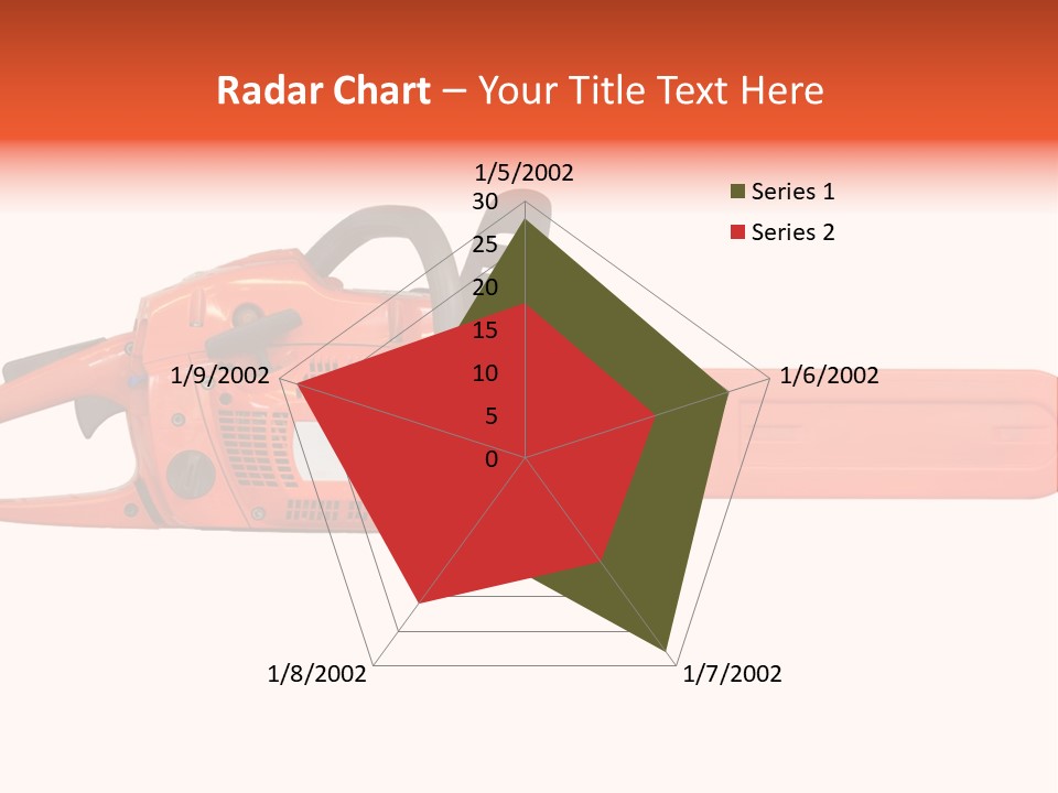 Forest Power Saw Man PowerPoint Template