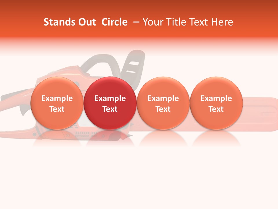 Forest Power Saw Man PowerPoint Template