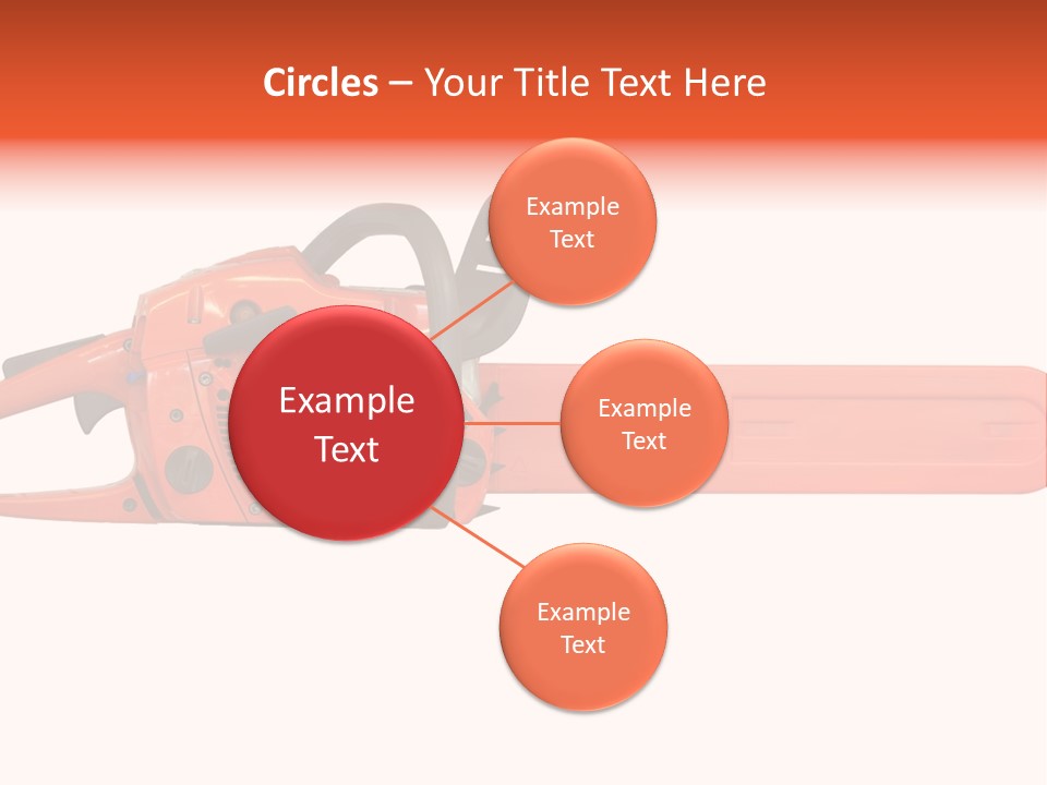 Forest Power Saw Man PowerPoint Template
