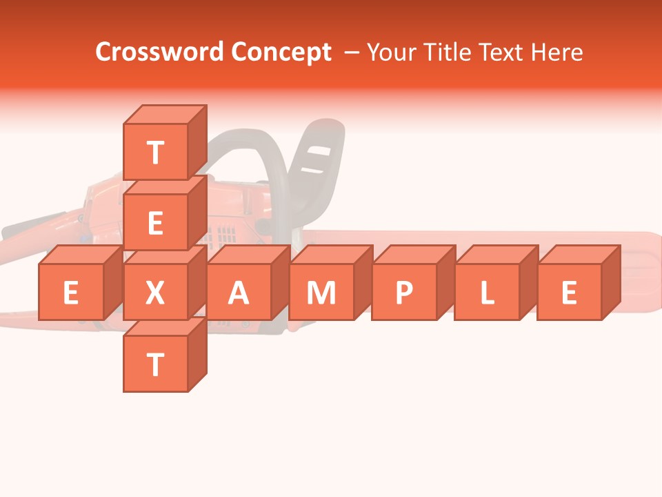 Forest Power Saw Man PowerPoint Template