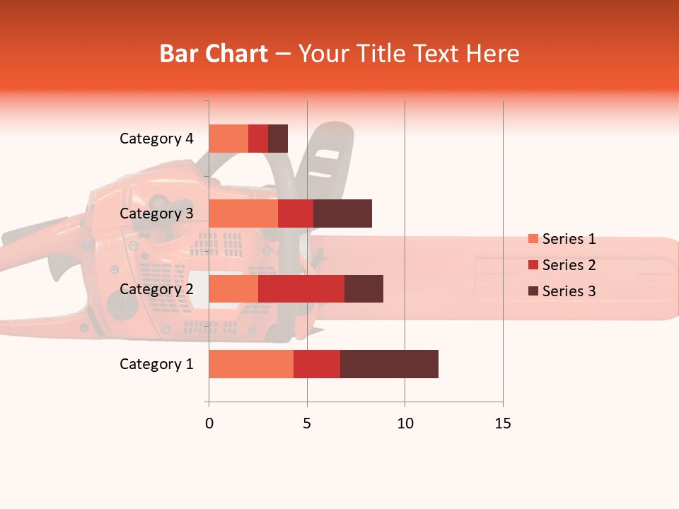 Forest Power Saw Man PowerPoint Template