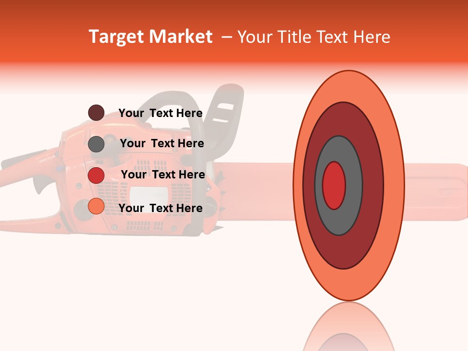 Forest Power Saw Man PowerPoint Template