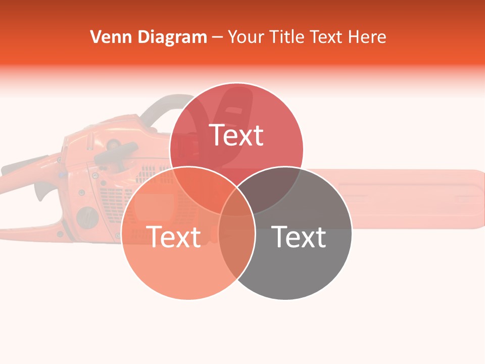 Forest Power Saw Man PowerPoint Template