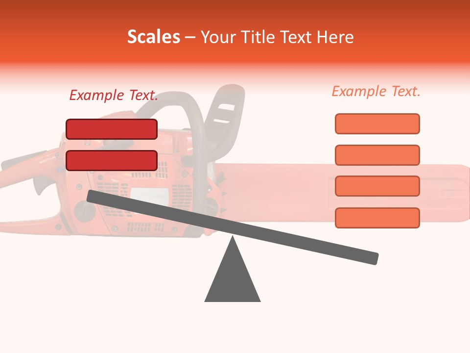 Forest Power Saw Man PowerPoint Template