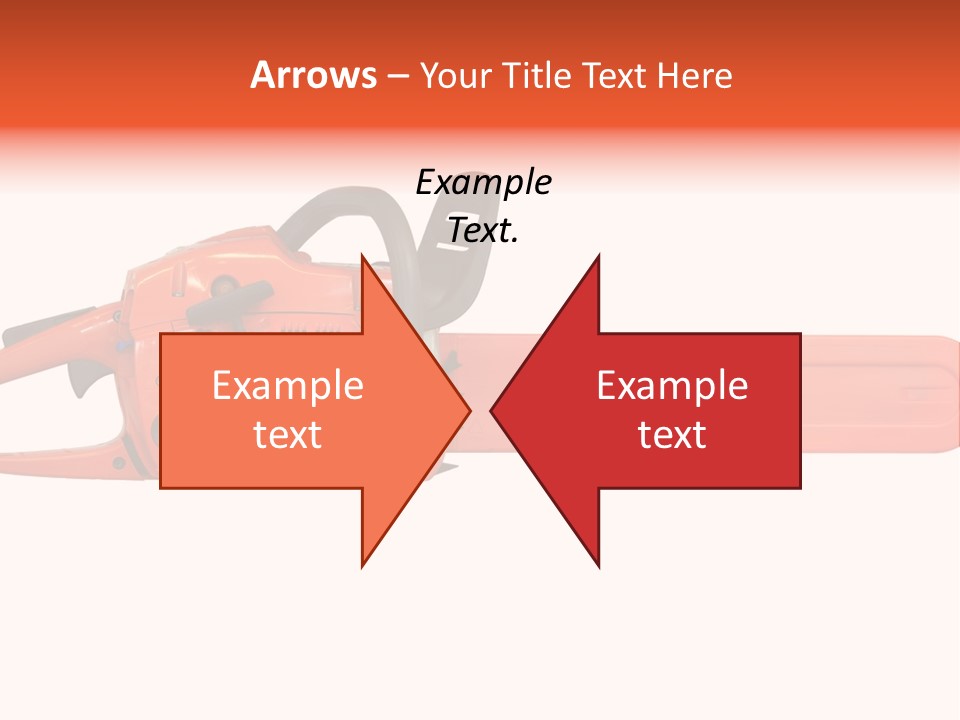 Forest Power Saw Man PowerPoint Template