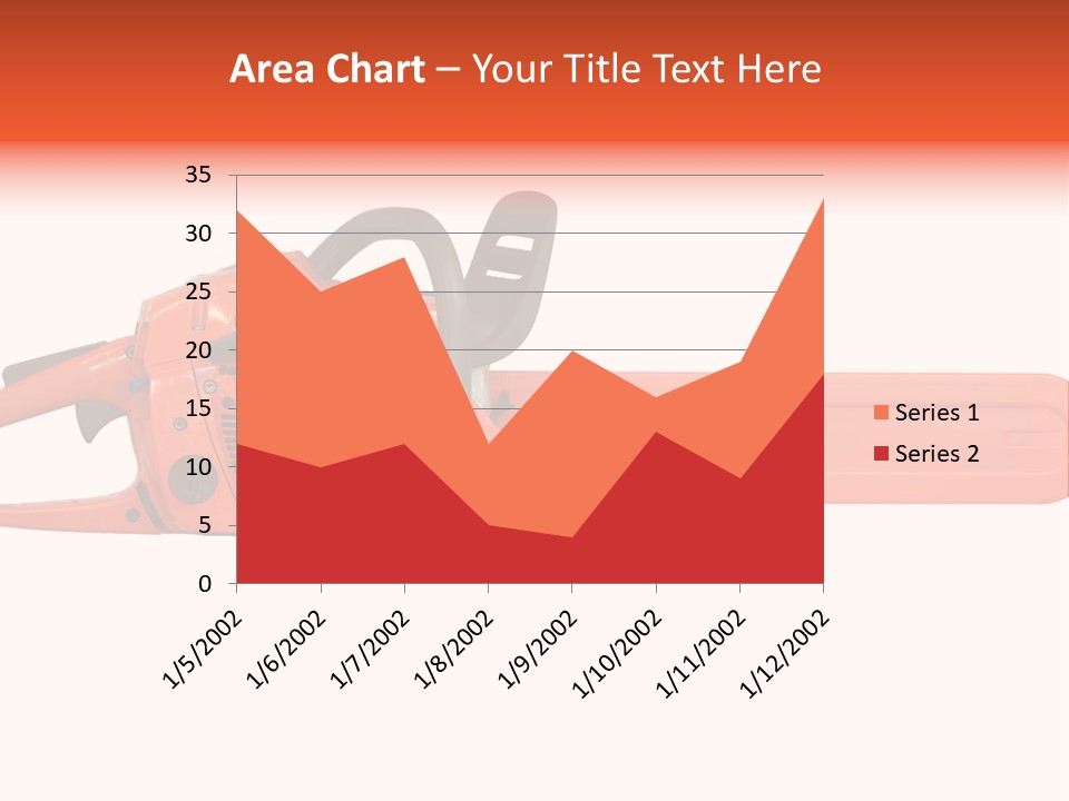 Forest Power Saw Man PowerPoint Template