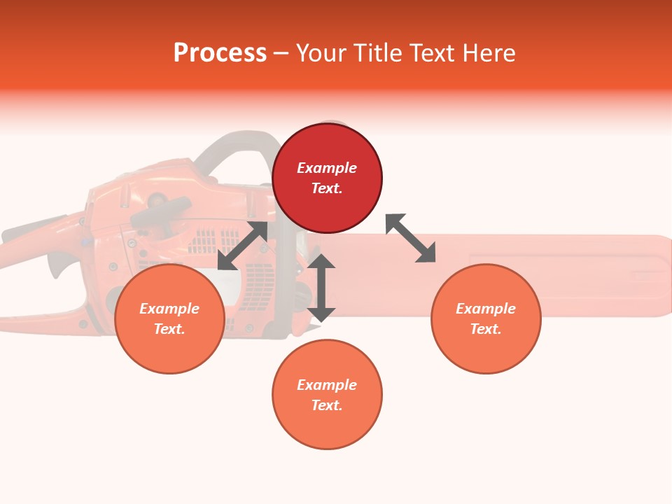 Forest Power Saw Man PowerPoint Template