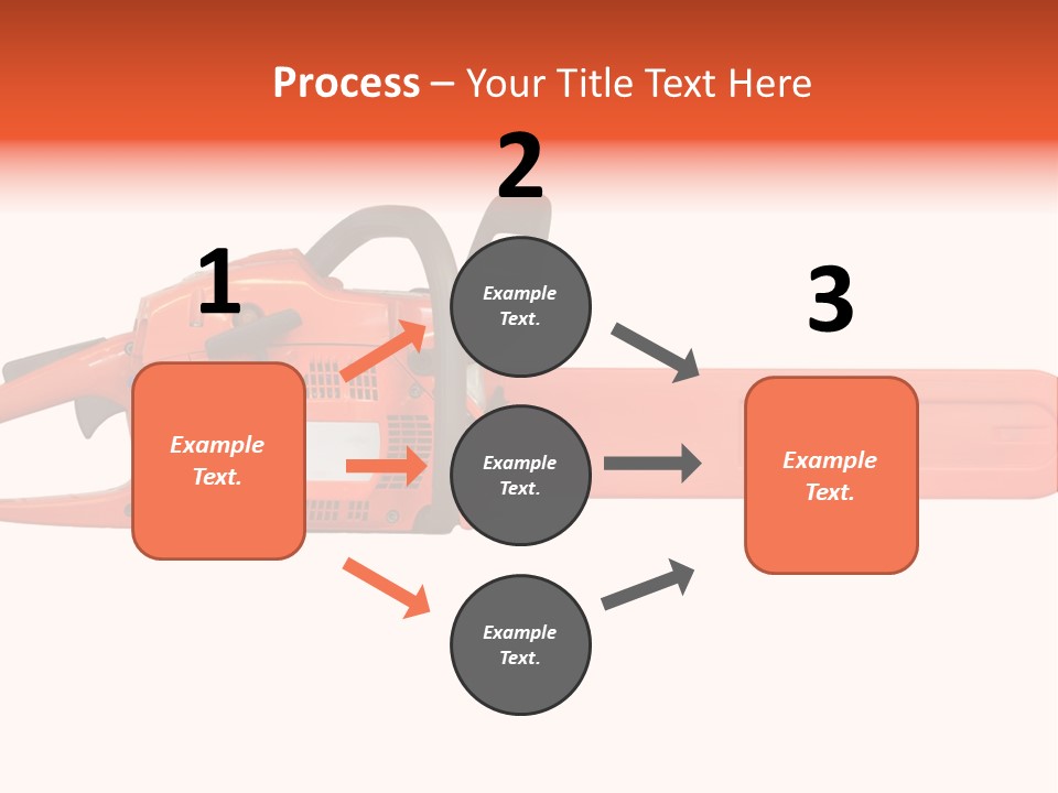 Forest Power Saw Man PowerPoint Template