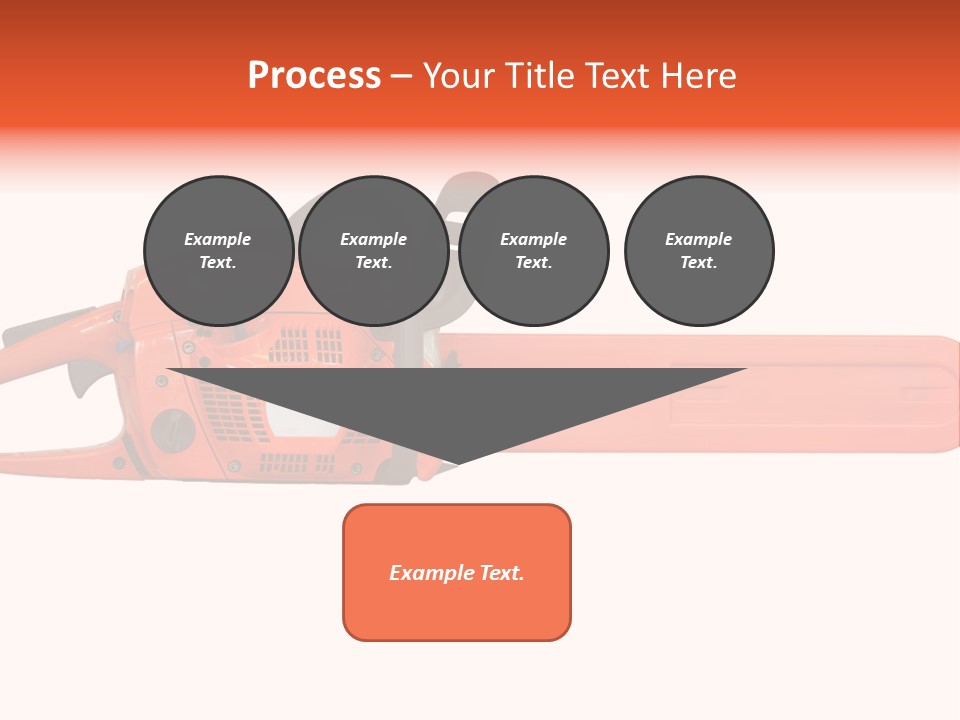 Forest Power Saw Man PowerPoint Template