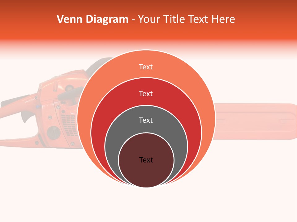 Forest Power Saw Man PowerPoint Template