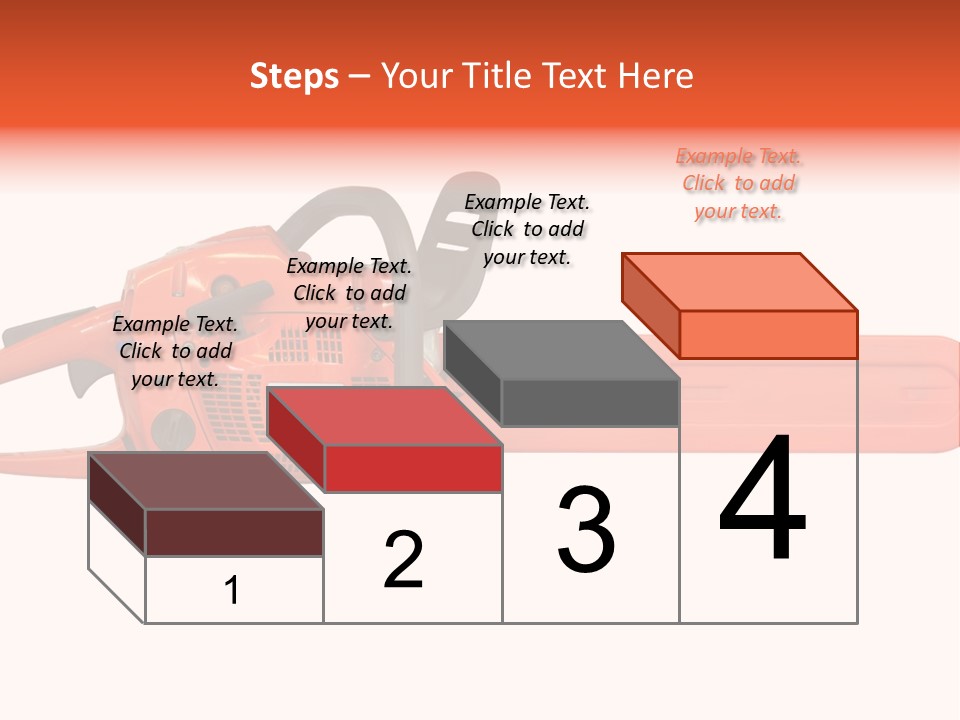 Forest Power Saw Man PowerPoint Template
