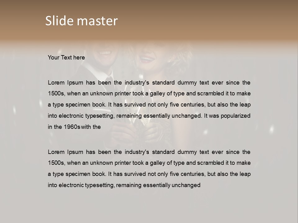 Handsome Luxury Retro PowerPoint Template