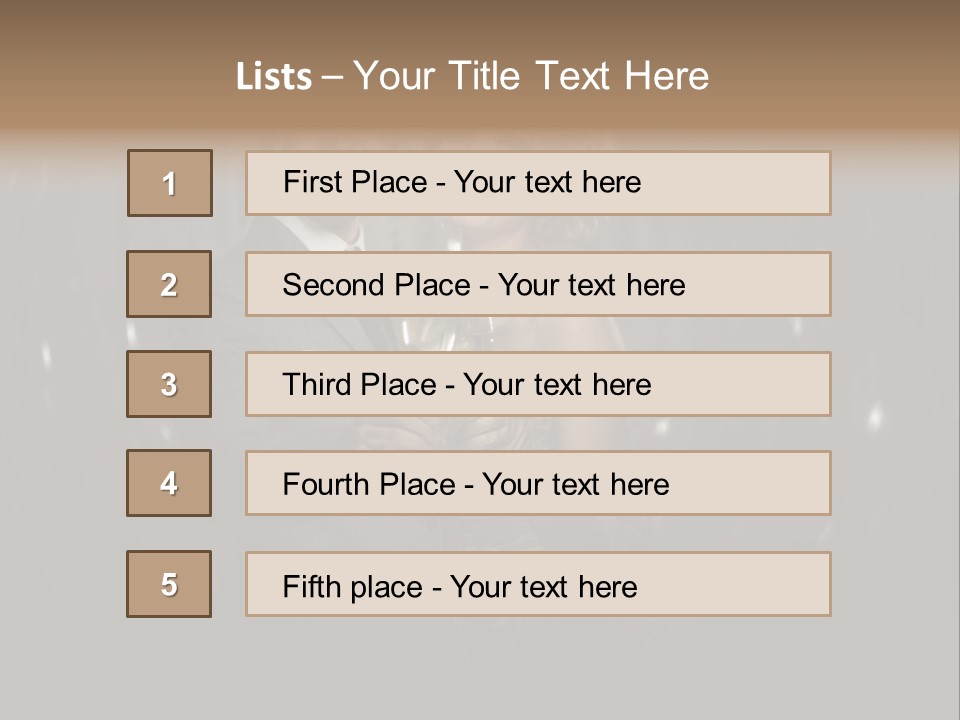 Handsome Luxury Retro PowerPoint Template