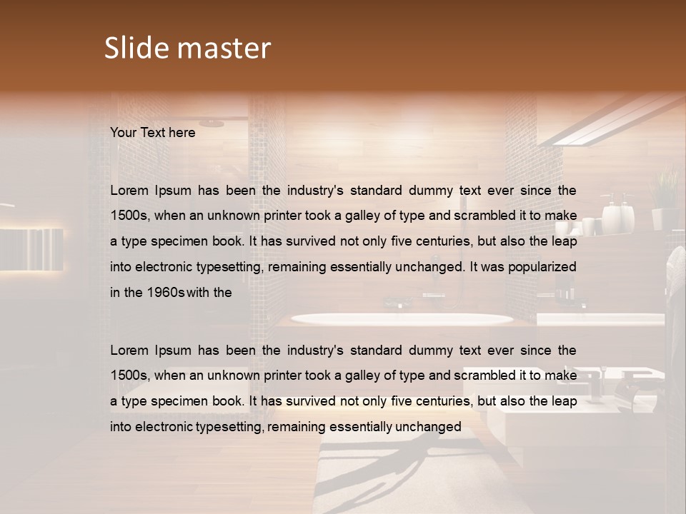 Tiled Floor Soul PowerPoint Template