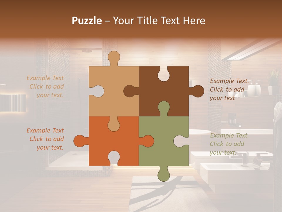 Tiled Floor Soul PowerPoint Template