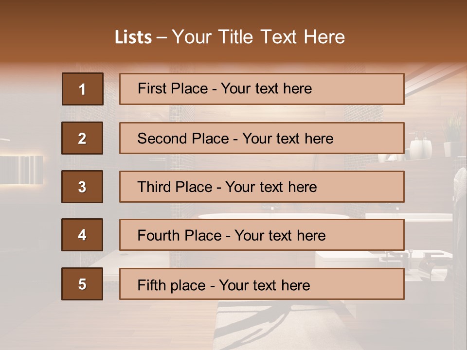 Tiled Floor Soul PowerPoint Template