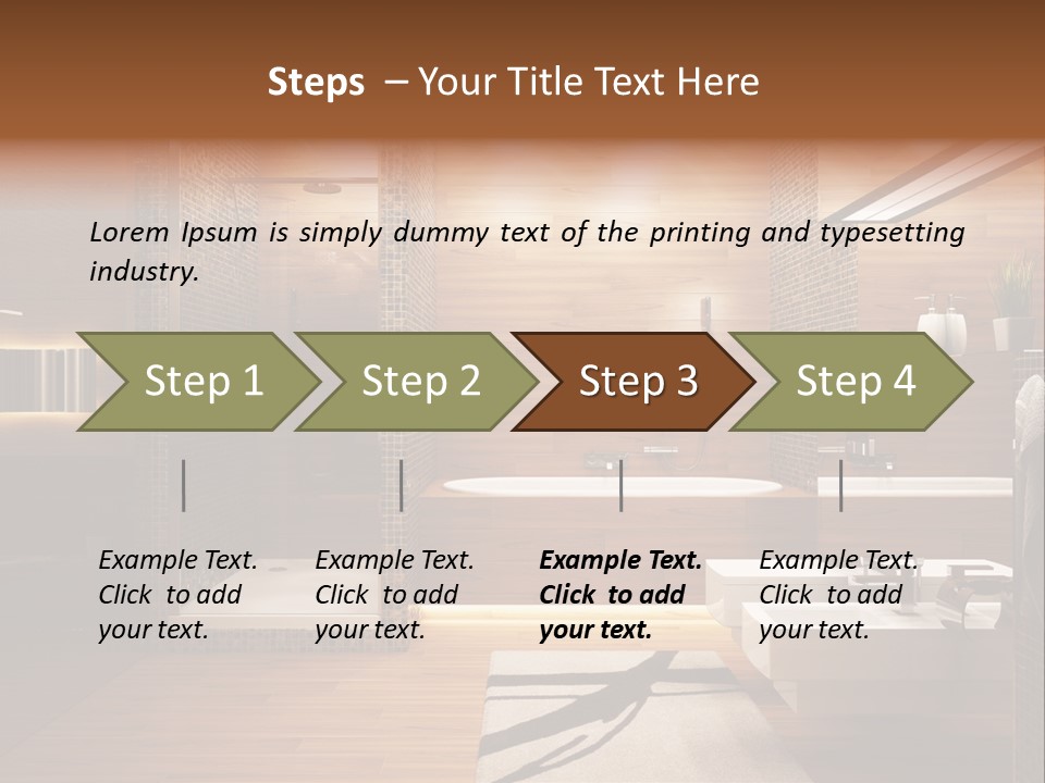 Tiled Floor Soul PowerPoint Template