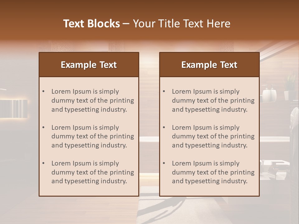Tiled Floor Soul PowerPoint Template