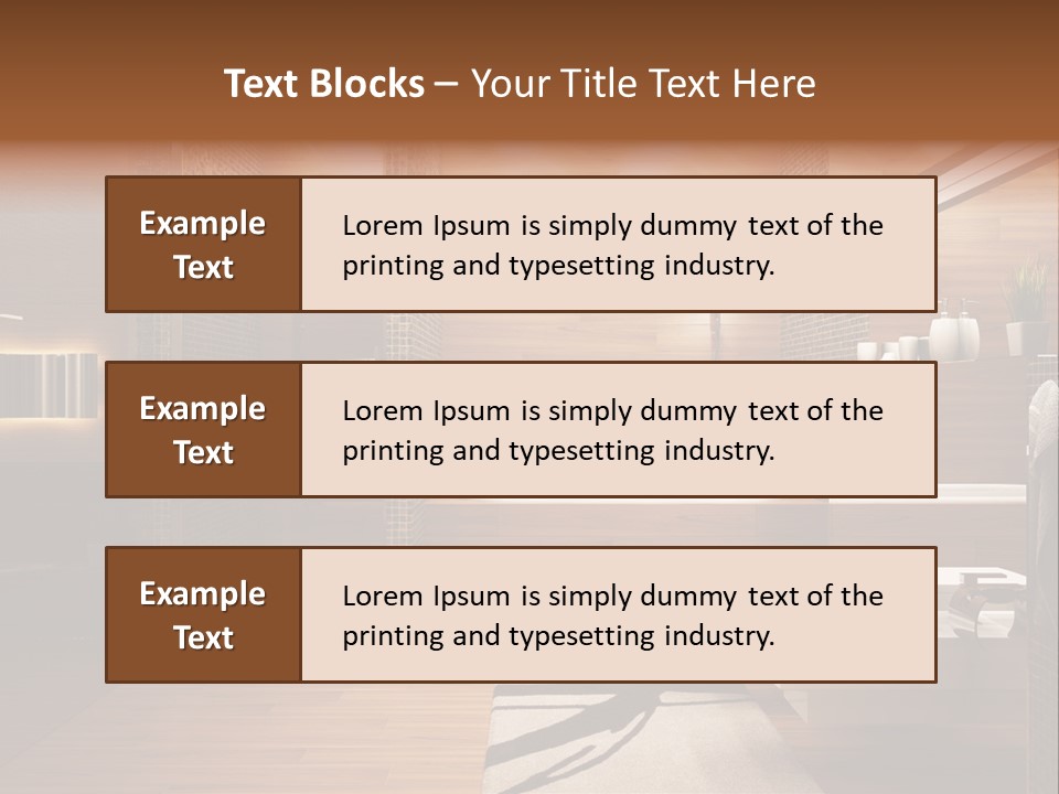 Tiled Floor Soul PowerPoint Template