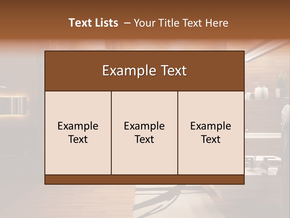 Tiled Floor Soul PowerPoint Template