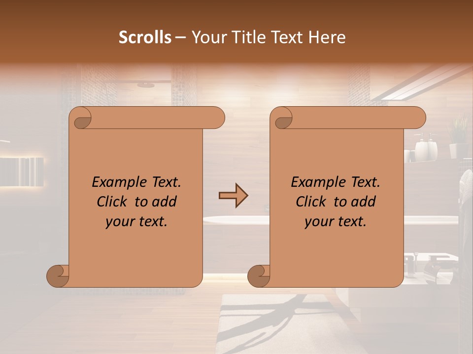 Tiled Floor Soul PowerPoint Template
