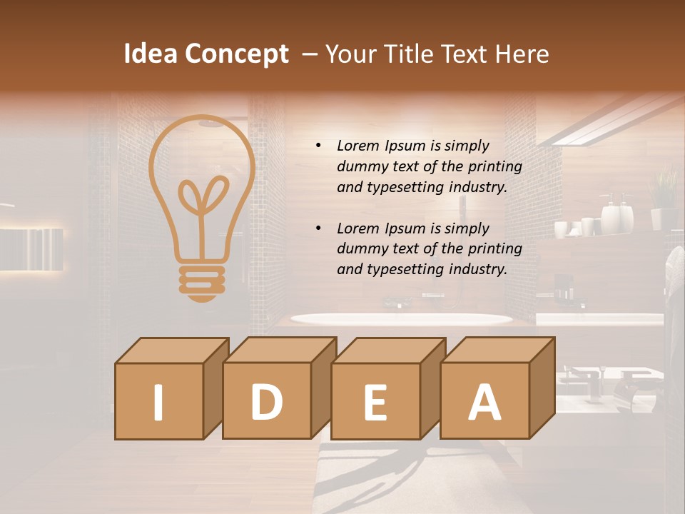 Tiled Floor Soul PowerPoint Template