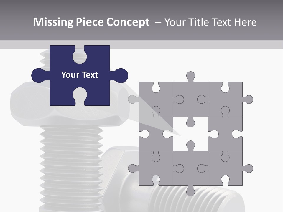 Concept Hardware Tighten PowerPoint Template
