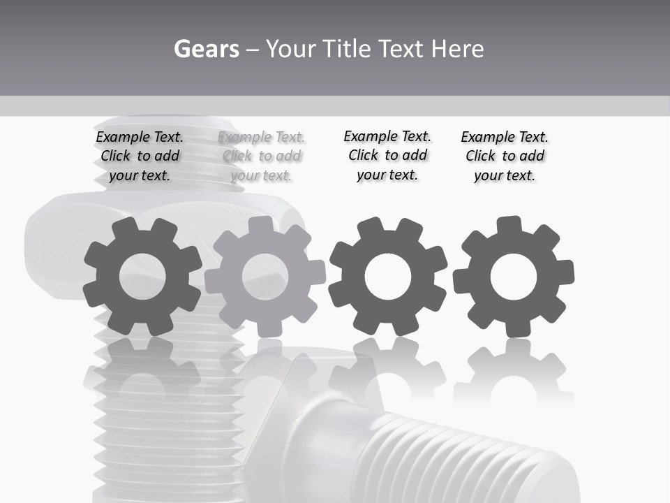 Concept Hardware Tighten PowerPoint Template