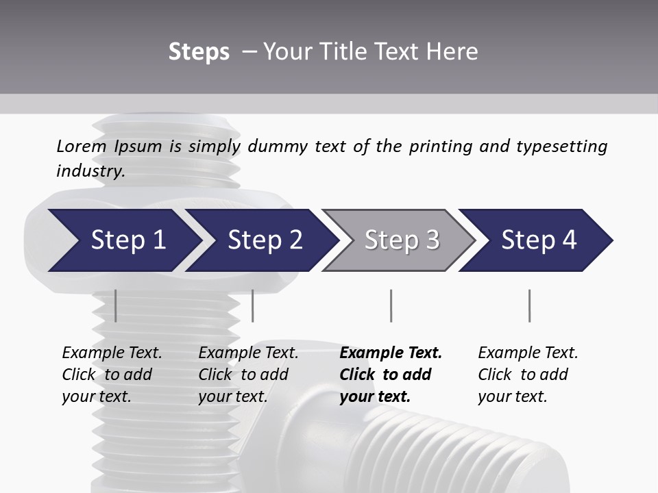 Concept Hardware Tighten PowerPoint Template