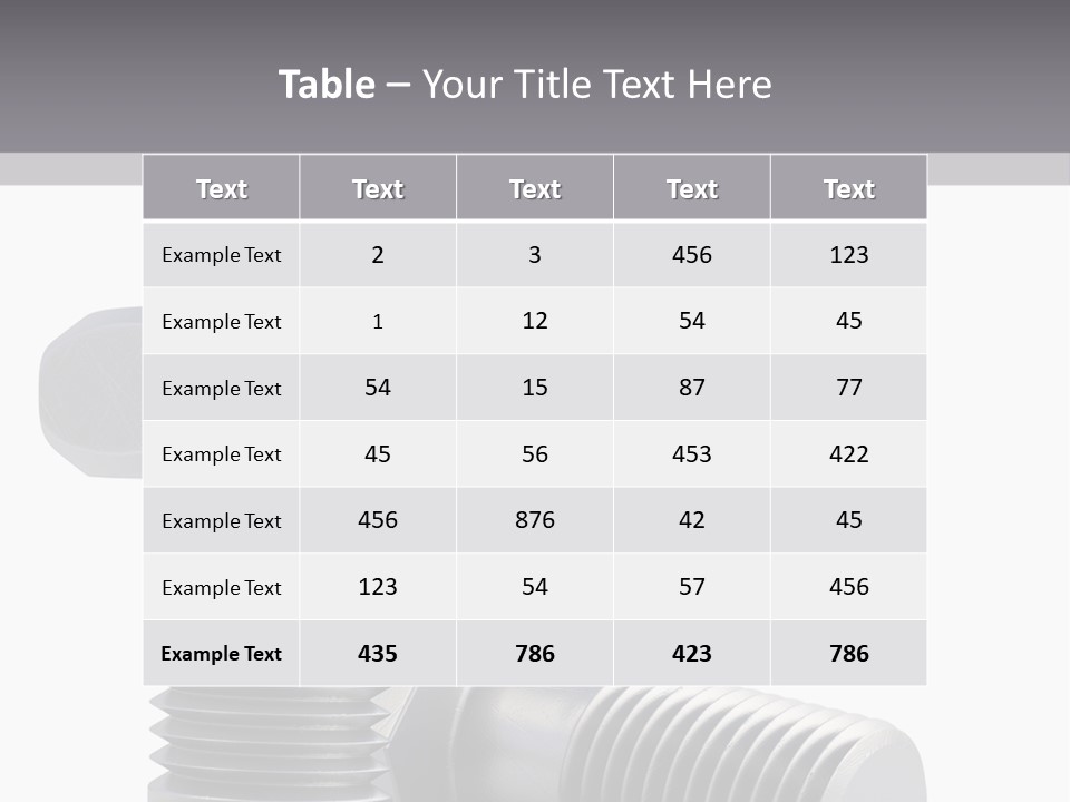 Concept Hardware Tighten PowerPoint Template