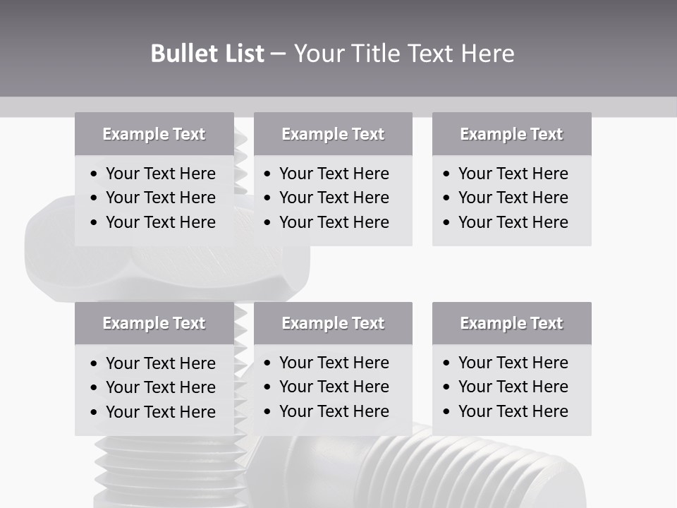 Concept Hardware Tighten PowerPoint Template