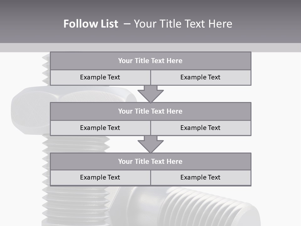 Concept Hardware Tighten PowerPoint Template
