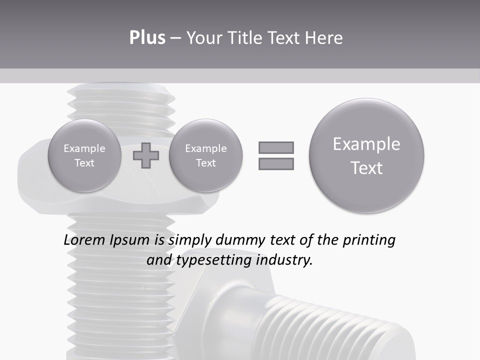 Concept Hardware Tighten PowerPoint Template