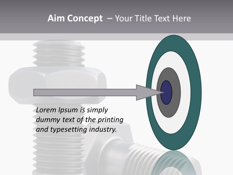Concept Hardware Tighten PowerPoint Template